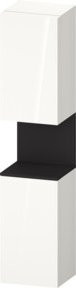 Duravit Hochschrank Qatego mit Glastüren in Grau und Weiß, B: 40 cm, T: 36 cm, H: 176 cm - Bild 1