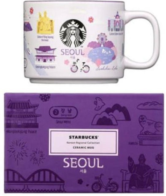 Starbucks Korea City Edition Tasse Seoul Gray, 355 ml - Bild 1