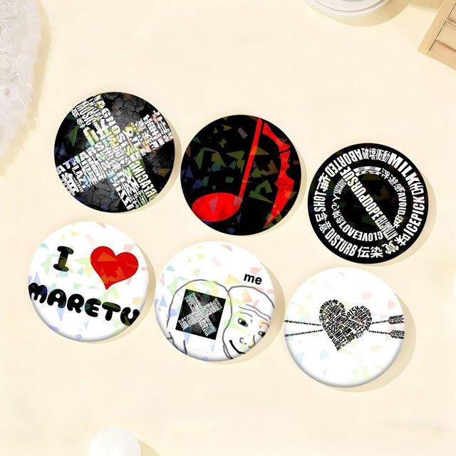 Emaille Pin I Love M-Maretu, Brosche - Bild 1