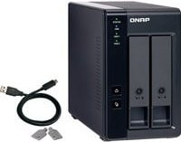 QNAP TR-002 Disk-Array Erweiterungsgehäuse in Schwarz mit USB-C und USB-A Anschlüssen - Bild 1