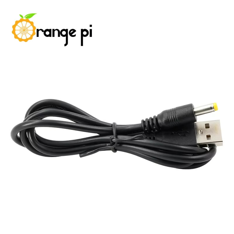 Orange Pi USB zu DC Stromkabel in Schwarz, Länge: 25 cm, Steckergröße: 4,0 x 1,7 mm - Bild 2