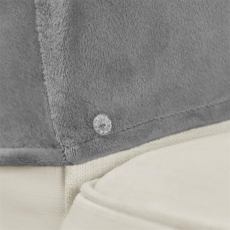 Yiran Furniture Sesselbezüge aus weichem Samt, 2er-Set rutschfeste Armlehnenbezüge für dein Sofa als Staubschutz und Möbelschutz, einfarbig - Bild 1