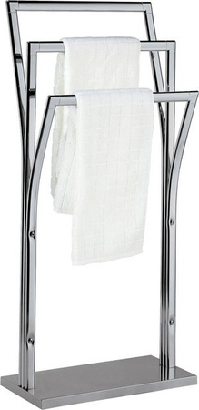 MSV Handtuchhalter Pili aus Stahl in Chrom, H x B x T: 87 x 41 x 18,5 cm