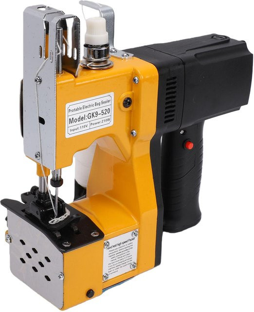 Fishine Tragbare Elektrische Taschennähmaschine 210W in Orange und Gelb - Bild 1