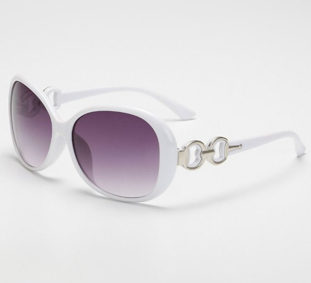 Qutzzmnd Sonnenbrille, Großer Rahmen, Rechteckig, Kunststoff, Schwarz, Weiß, Damen - Bild 1