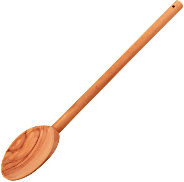 Fackelmann Kochlöffel Eco rund aus Holz in Braun, Länge: 30 cm - Bild 1