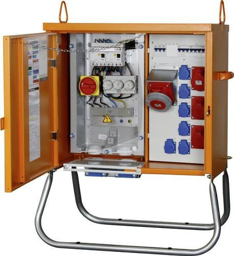 Merz Verteilerschrank M-VEV 63/211-6/V2/X MZB9047, 400V, 63A, 3-Phasen, Orange - Bild 1