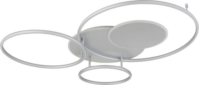 Deckenleuchte JOHNSON von GLOBO Lighting in Silber, dimmbar mit Fernbedienung und Nachtlichtfunktion - Bild 1