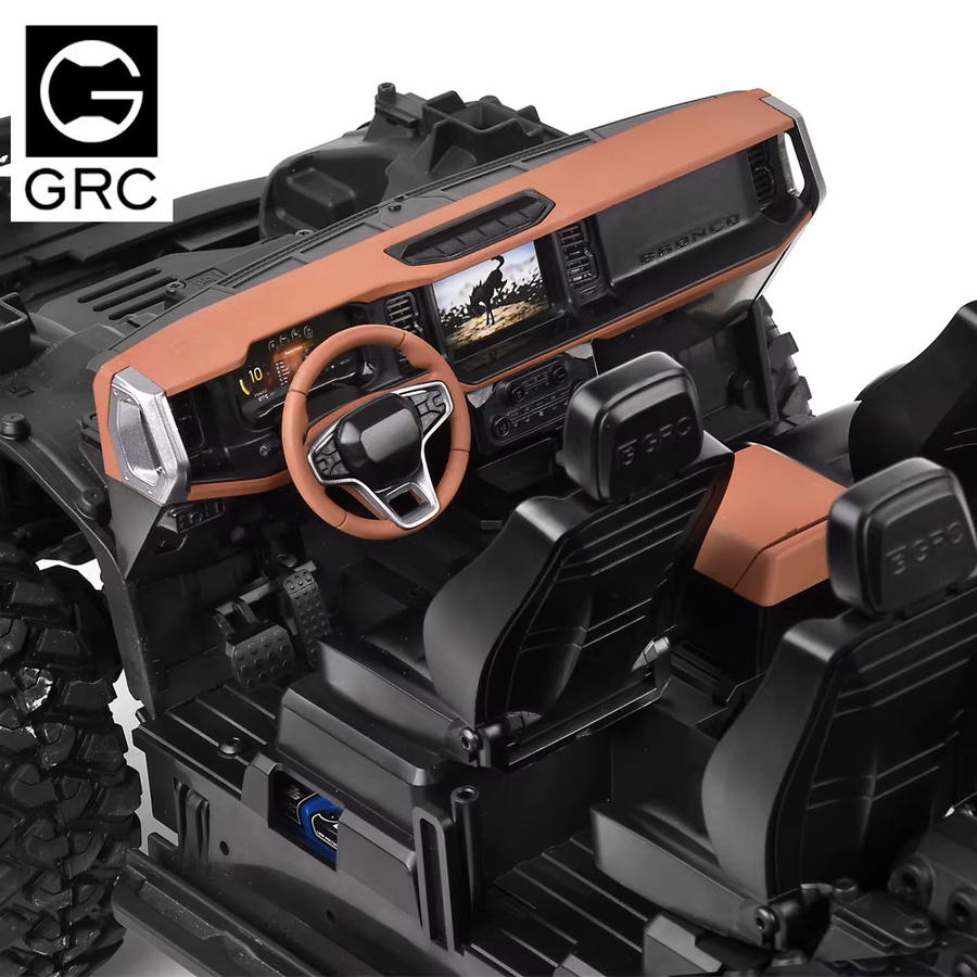 AJRC Rc Crawler Auto, 1:10, Dashboard Simulation Zentrale Steuerung Sitz Modifikation Teil - Bild 2