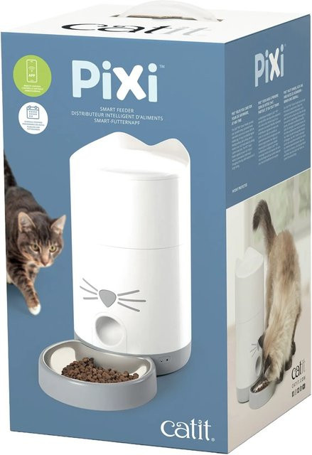 Catit Smart-Futterautomat Pixi Futterreservoir in Weiß mit 1,2 kg Kapazität - Bild 1