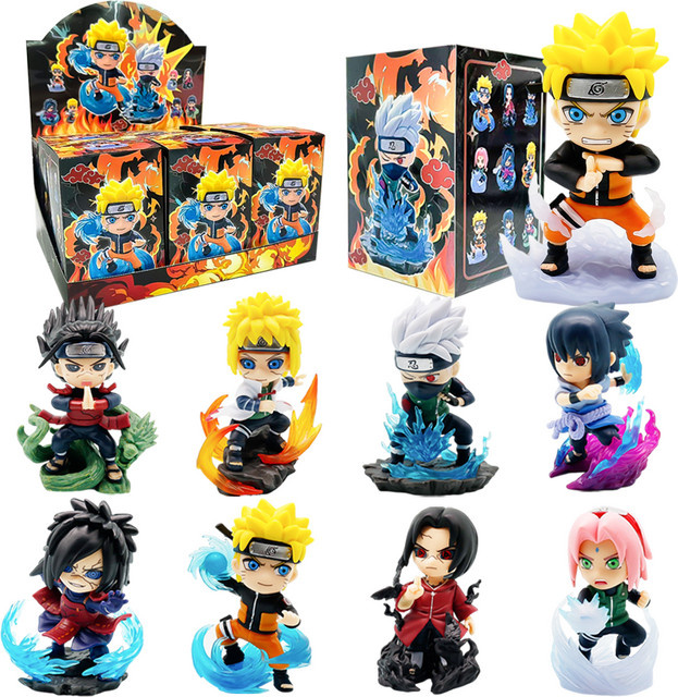 Bandai Naruto Actionfiguren-Set, Q-Version, Sammelmodell - Bild 1