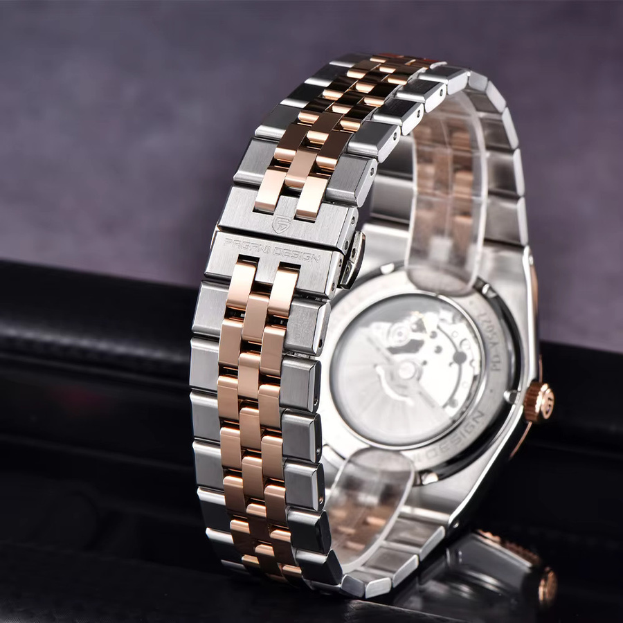 PAGANI DESIGN Armbanduhr Automatik, Edelstahl, Saphirglas, Herren - Bild 5