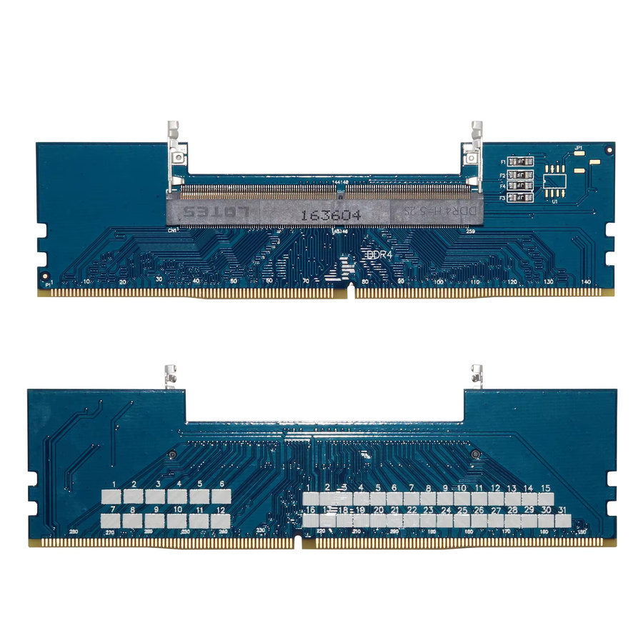 ALIILEE RAM Konverter Adapter DDR4 SODIMM zu Desktop DIMM Speicher in Blau - Bild 4