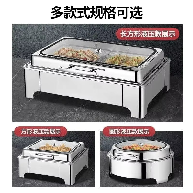 HAOYUNMA Buffet-Isolierofen aus Edelstahl in Silber mit elektrischer Heizung für Hotels und Kantinen - Bild 2