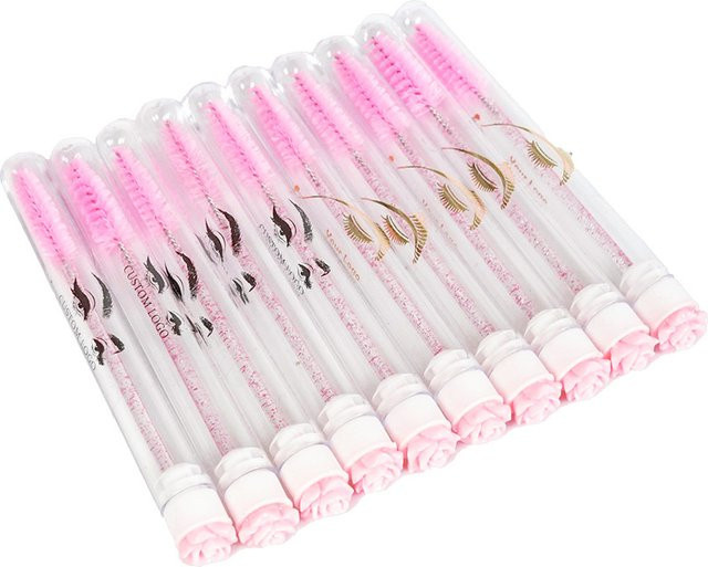 YZQINELL Augenbrauen- und Wimpernbürstenröhrchen, 100 Stück, Unisex - Bild 1
