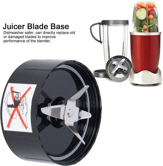 Aramox Gekreuzte Klingeneinheit in Schwarz als Ersatz-Zubehörteil für den Magic Bullet 1001 Mixer - Bild 1