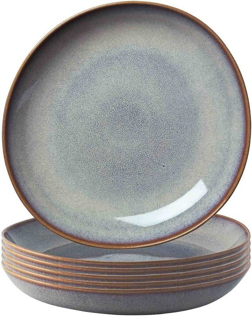 Villeroy & Boch like. Schalen flach Lave Beige 6er Set Durchmesser: 27 cm - Bild 1
