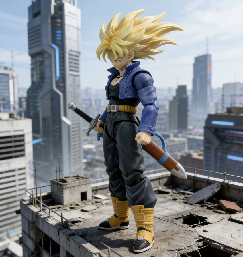 Bandai Dragon Ball Super Saiyan Trunks, Einzelfigur, Kunststoff, Bunt / Mehrfarbig - Bild 3