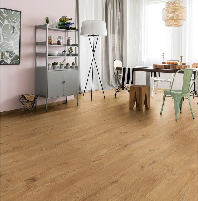 Kronoflooring Binyl Pro Laminat Major Oak in Holzoptik, wasserfest, braun, Stärke: 8 mm - Bild 1