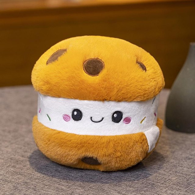 Yiran toy Simulationskuchen-Stofftier, Erdbeerfrucht Schokoladenkuchen Puppe, Plüsch / Textil - Bild 1