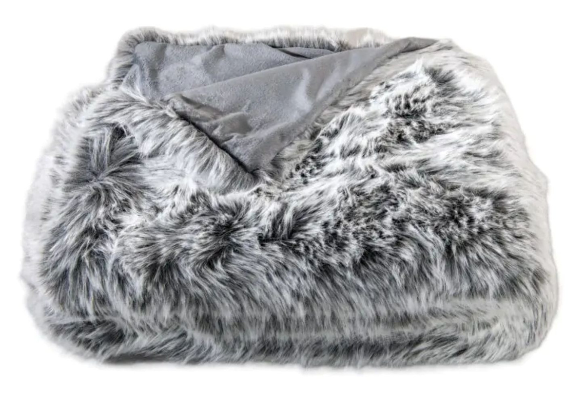 Webpelzdecke Star Home Textil GmbH als kuschelige Felldecke in Silberwolf Grau, B/T: 150 x 200 cm - Bild 1
