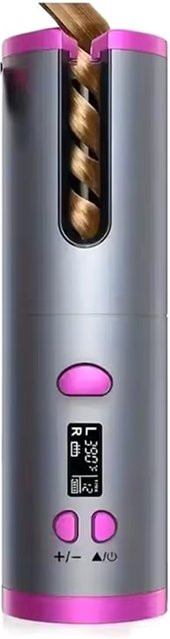 BOFO Tragbarer Kabelloser Automatischer Lockenstab, Grau - Bild 1