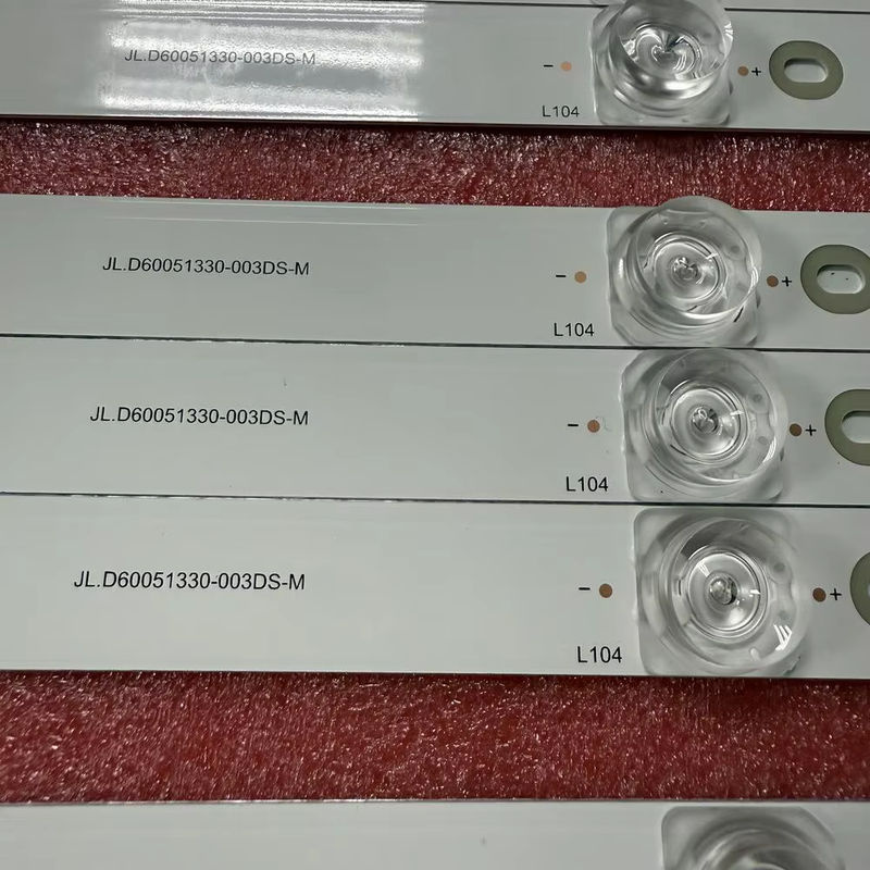 11er Set LED Backlight Streifen für Sharp LC-60P6070U und Hisense 60DU6070, SMD 3030C, Weiß - Bild 5