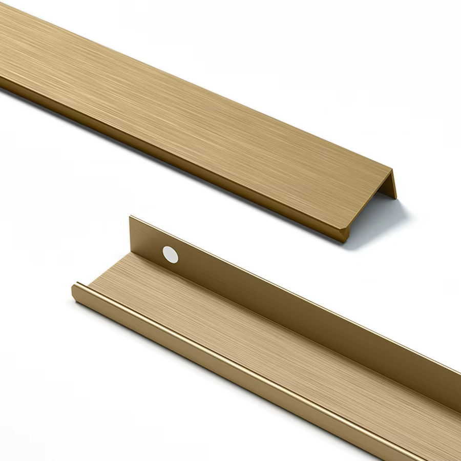 TANASAHA Flush Pull Möbelgriffe aus Aluminiumlegierung in Weiß für Küchenschränke, Kommoden und Schubladen - Bild 2