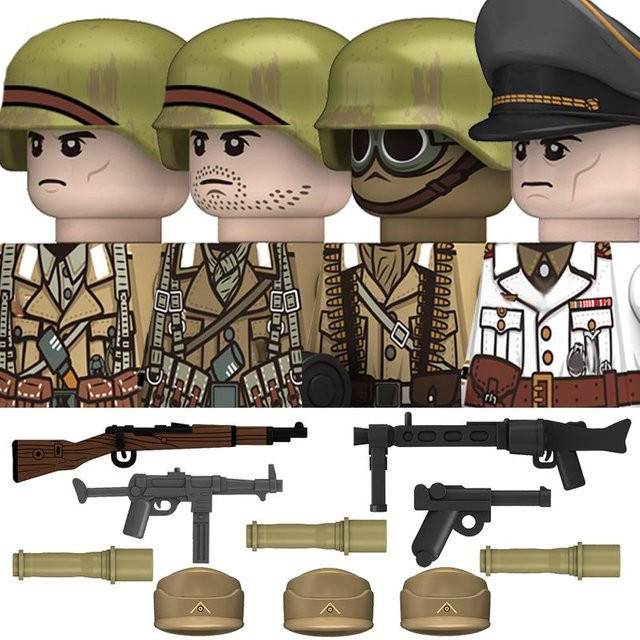 Yiran Toy Militär WW2 Bausteine Soldaten Infanterie Spielzeug - Bild 1