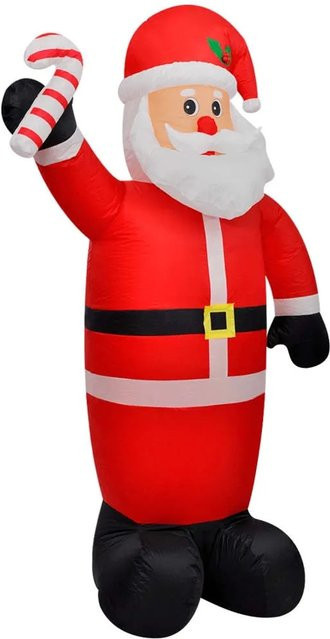 vidaXL Aufblasbarer Weihnachtsmann in Rot, Höhe: 120 cm - Bild 1