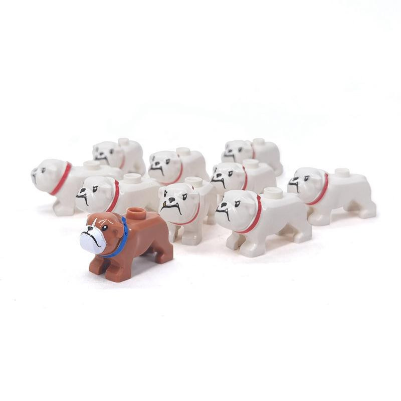 Yiran toy Bausteine Tiere Bulldogge Otter Flamingo Fisch Figuren 6–12 Jahre - Bild 1