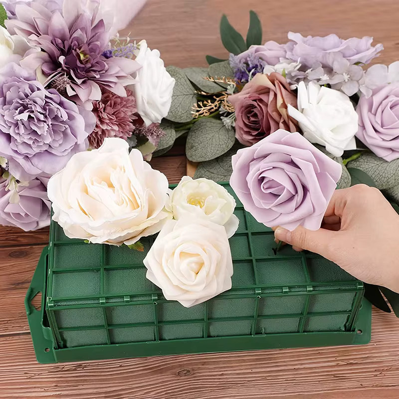 Oase Steckschaum für frische Blumen in Grün für DIY Blumenarrangements - Bild 4