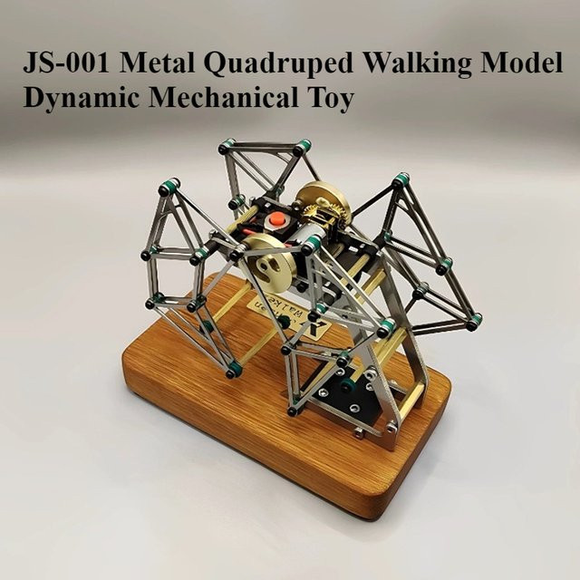 FZXF Dynamisches Vierbeiniges Gehmodell, Metallisch, Desktop-Ornament - Bild 1