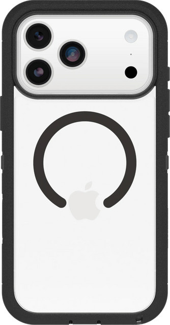 OtterBox Defender Pro XT Handyhülle für Apple iPhone 17 Pro Max mit MagSafe, Schwarz, Transparent - Bild 2