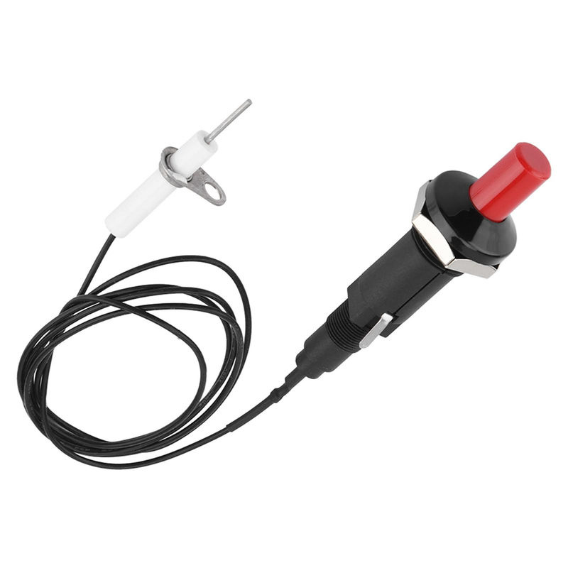 Wosawe Piezo Spark Ignition Kit 1 Out 2 Piezo Druckknopfzünder für Gasgrill und Kaminofen in Weiß - Bild 2
