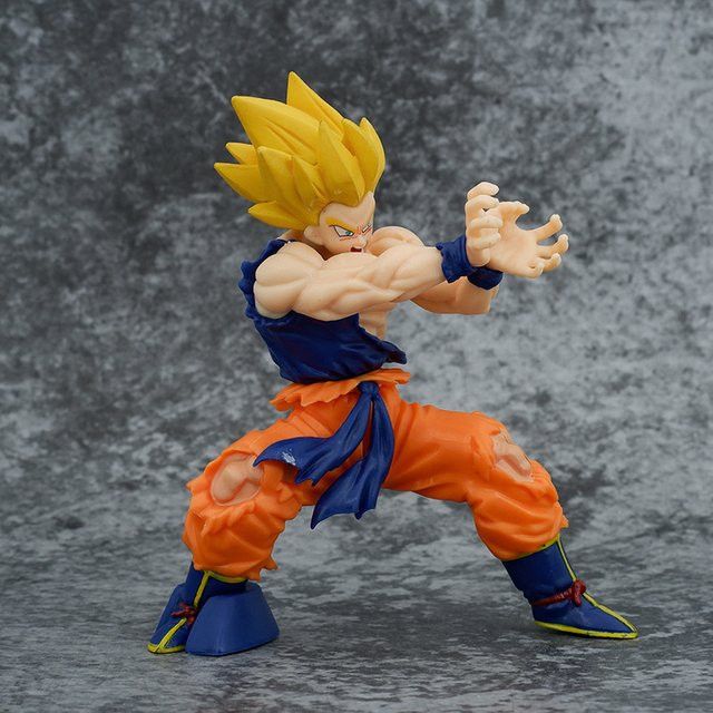 Bandai Dragon Ball Z Son Goku Anime Figur Battle Damage Shockwave Manga Statue aus PVC - Bild 1