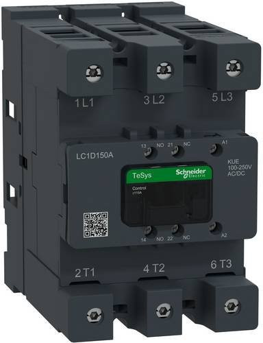 Schneider Electric LC1D150AKUE Leistungsschütz grau - Bild 1