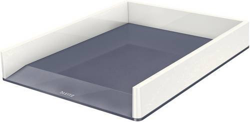 Leitz WOW Duo Briefablage DIN A4 in Weiß und Grau - Bild 1