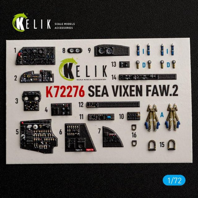 Cyberhobby Sea Vixen FAW.2 - Interior 3D Decals - Bild 1
