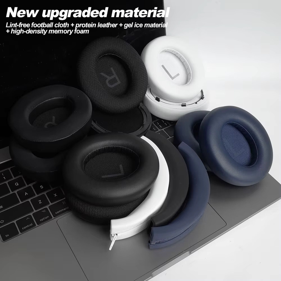Anker Soundcore Life Space Q45 Ersatz-Ohrpolster in Pink mit Memory-Schaum und Mesh-Abdeckung - Bild 1