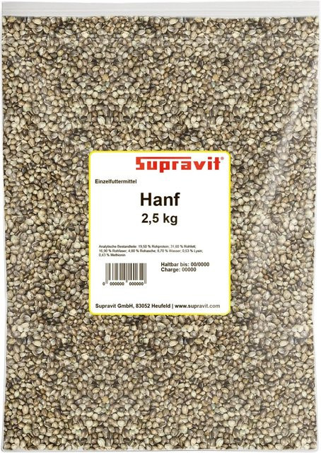 Supravit Hanf Wildvogelfutter Ganzjahresfutter - Bild 1