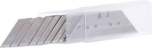 KS Tools Trapezklingen aus Carbonstahl, 10er Pack, 9 mm, Silber - Bild 1