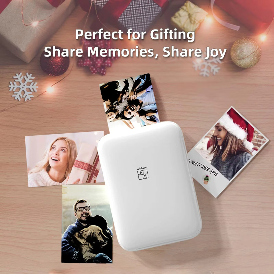 HPRT MT53 Farbfotodrucker mit Bluetooth und Thermodruck in Weiß - Bild 3