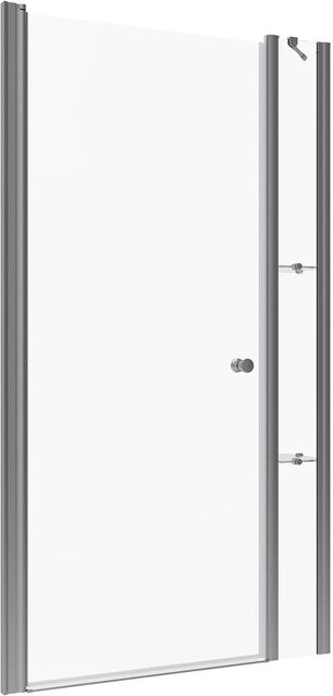 Aquabatos Duschkabine Nische mit Schwingtür und Duschablage, ESG Glas 6mm, transparent, B: 120 cm, H: 197 cm - Bild 1