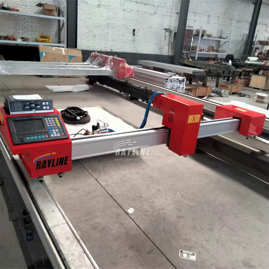 RANCLAI Hochgeschwindigkeits-CNC-Plasmaschneidemaschine mit Schrittmotorenkern und Lagermotor, Farbe: Rot, Arbeitsbereich: 1500 x 300 mm - Bild 4