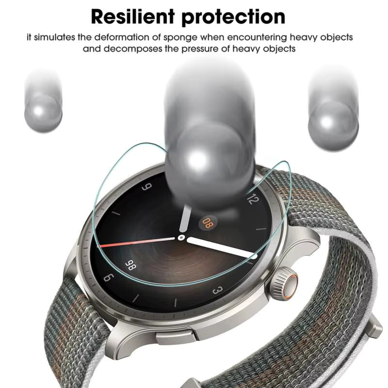 Huami Amazfit Balance 2 Smartwatch Screen Protector, Hydrogel Film, transparent, Unisex - Bild 6