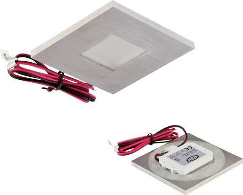 EVN LED Wandeinbauleuchte LQ 4602 in Silber aus Edelstahl, Warmweiß, 0,6W, IP44 - Bild 1