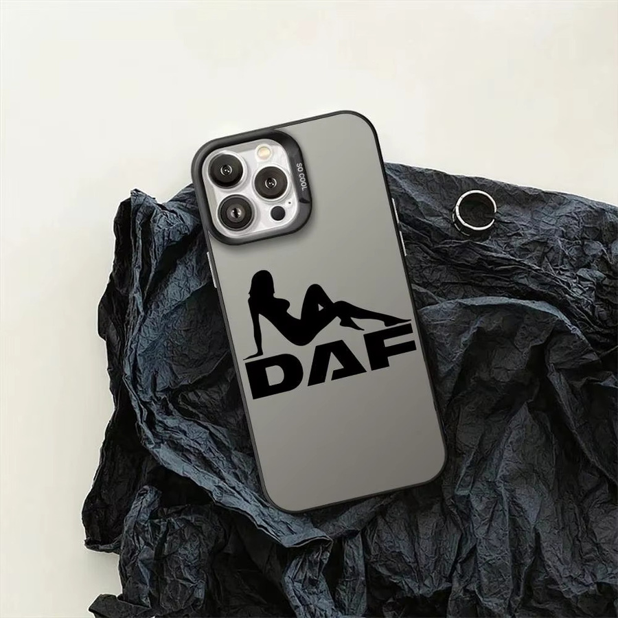 D-DAF Handyhülle Aurora Matt Laser Metallic für iPhone 17 16 15 14 13 12 Pro Max Air - Bild 1