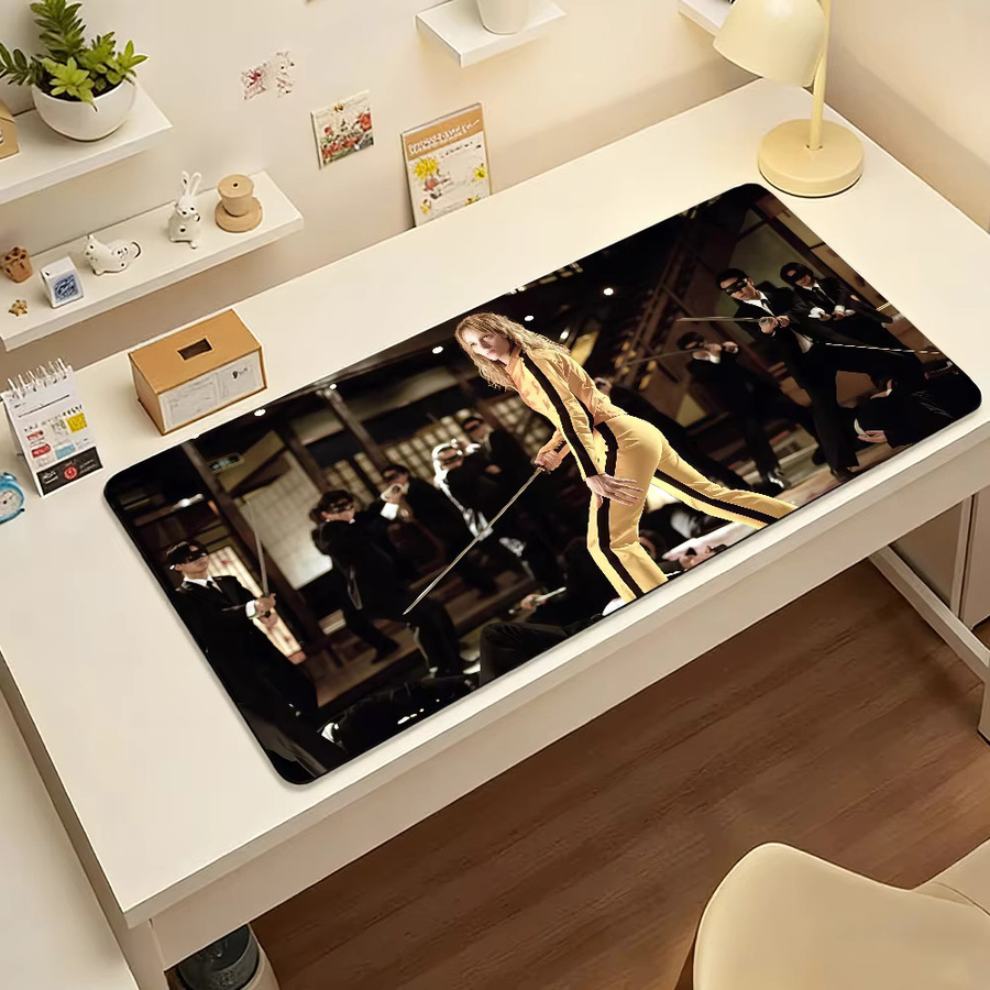 Rutschfeste Mauspad Schreibtischunterlage Kill Bill Design in Multicolour für PC und Laptop - Bild 6