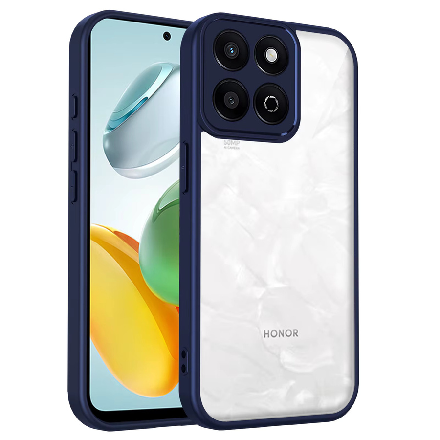 Honor 200 Smart 5G Hülle mit Luftpolster und stoßfestem Silikon-Stoßfänger, transparente matte Rückseite - Bild 6